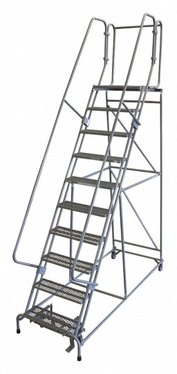 Rolling Ladder 130 in H 59 Deg Rubber