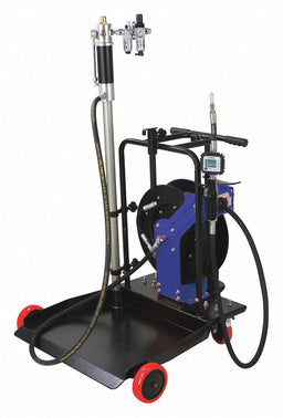Oil Pump and Hose Reel Kit 55 gal.