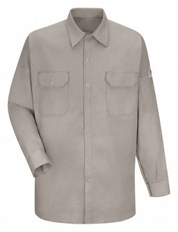 J2899 FR Collared Shirt XL Gray NFPA2112 8.5oz
