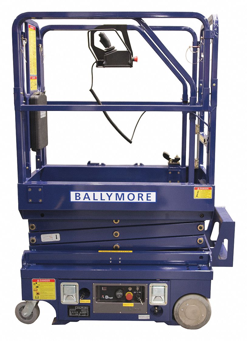 Scissor Lift Load Cap. 500 lb Tire 9in.