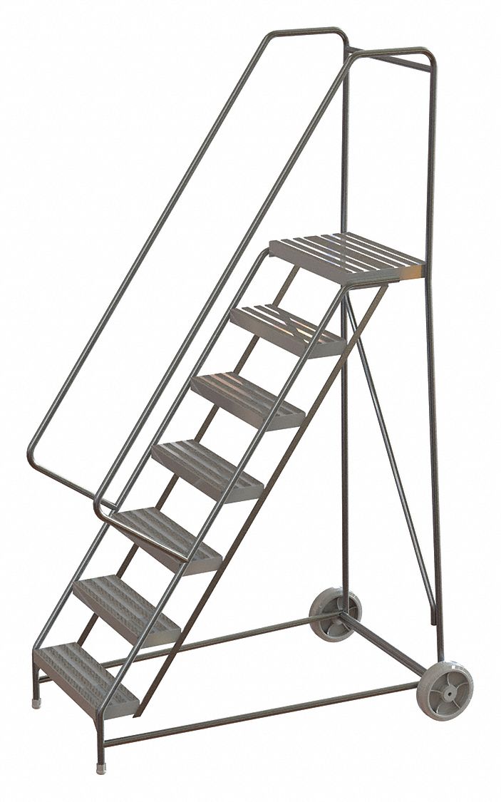 Wheelbarrow Ladder Alum. 7 Steps 350lb.