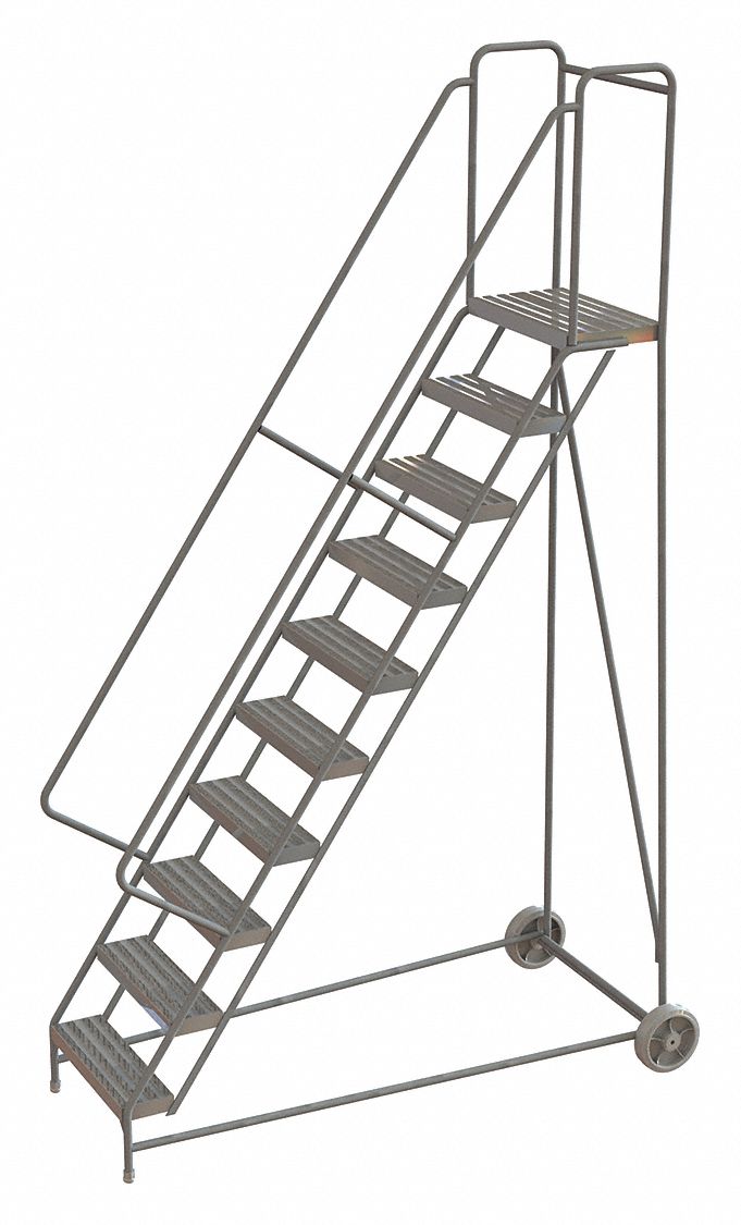 Wheelbarrow Ladder Alum. 10Steps 350lb.