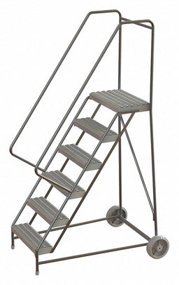 Wheelbarrow Ladder Alum. 6 Steps 350lb.