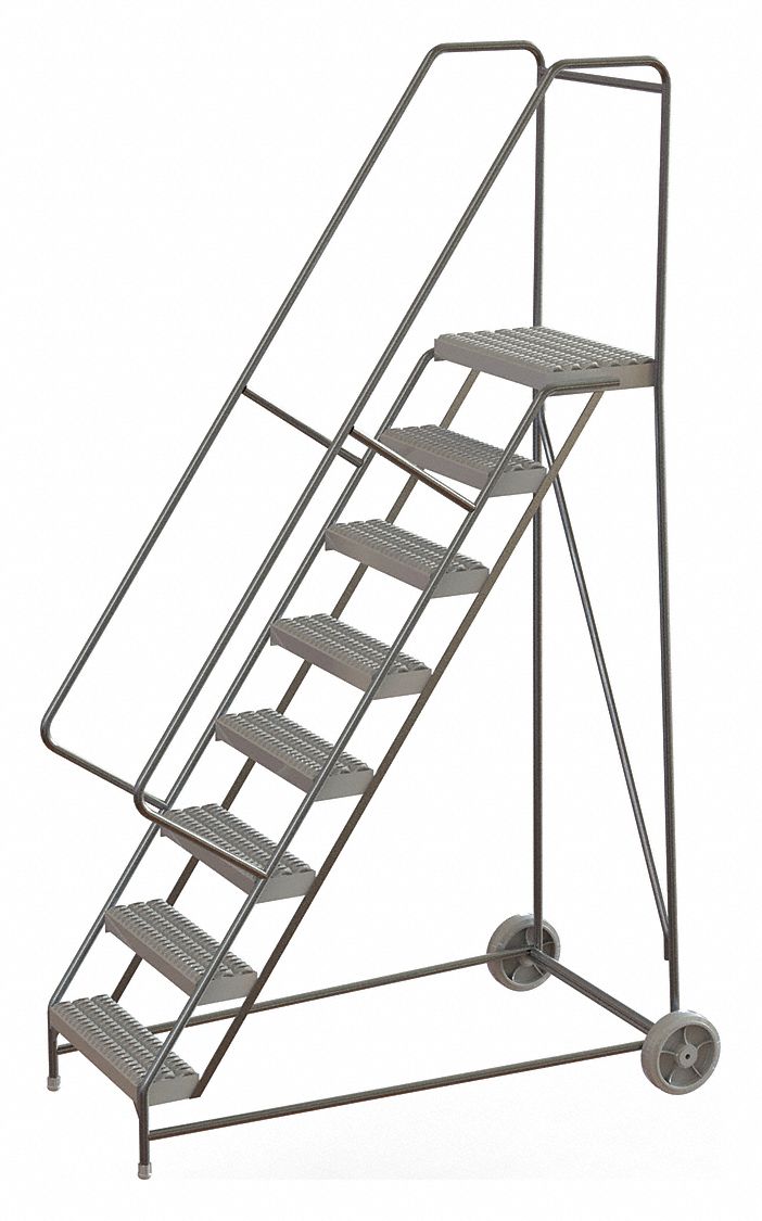 Wheelbarrow Ladder Alum. 8 Steps 350lb.