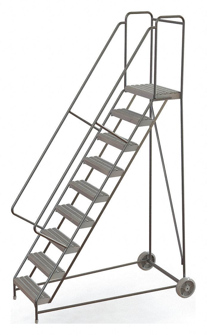 Wheelbarrow Ladder Alum. 9 Steps 350lb.
