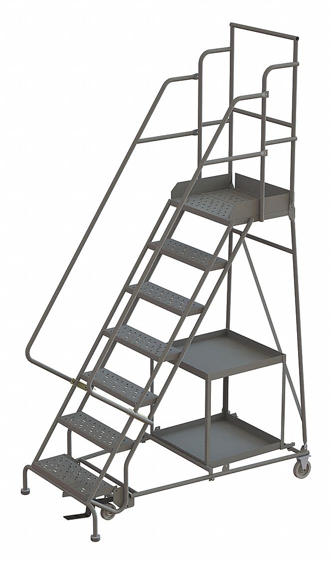 Stock Picking Rolling Ladder Cap 450 lb.