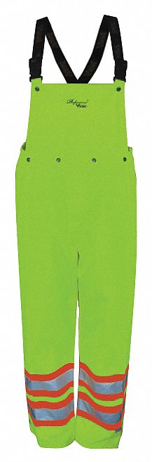 Rain Bib Overall Class E Yellow/Green L