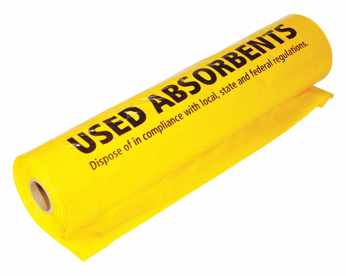 Polyethylene Disposal Bags 38 in.W PK100