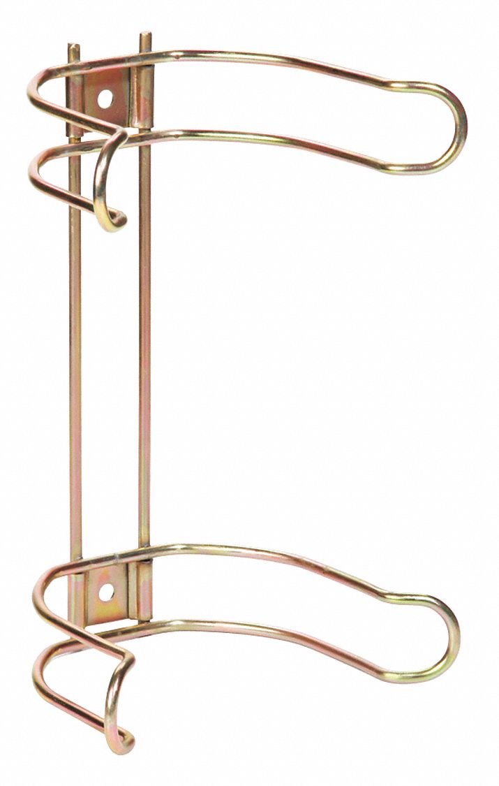 Wall Mounting Bracket 6 in W Gold Steel