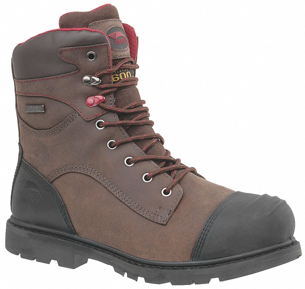 8-Inch Work Boot W 10 Brown PR