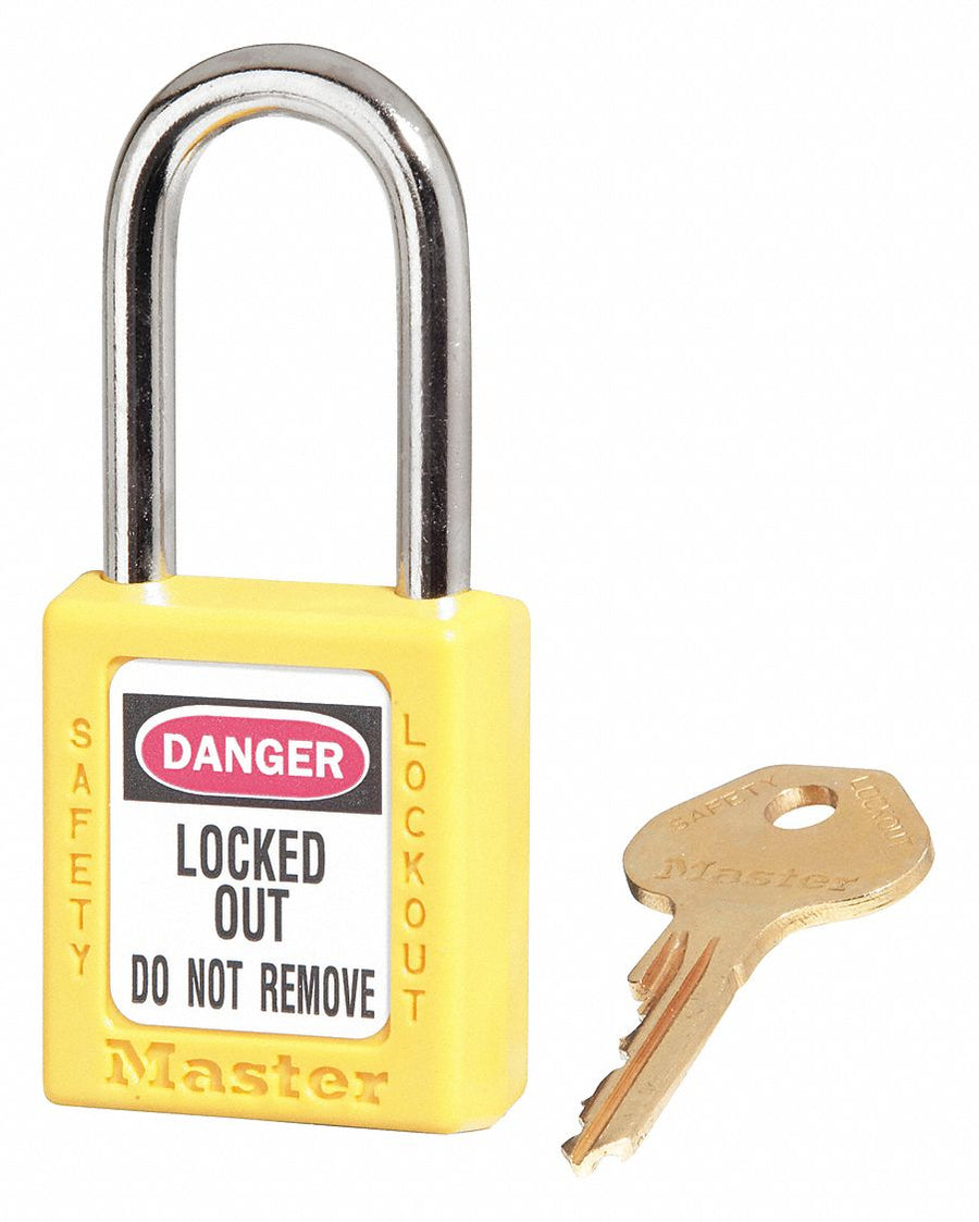 D1944 Lockout Padlock KA Yellow 1-3/4 H