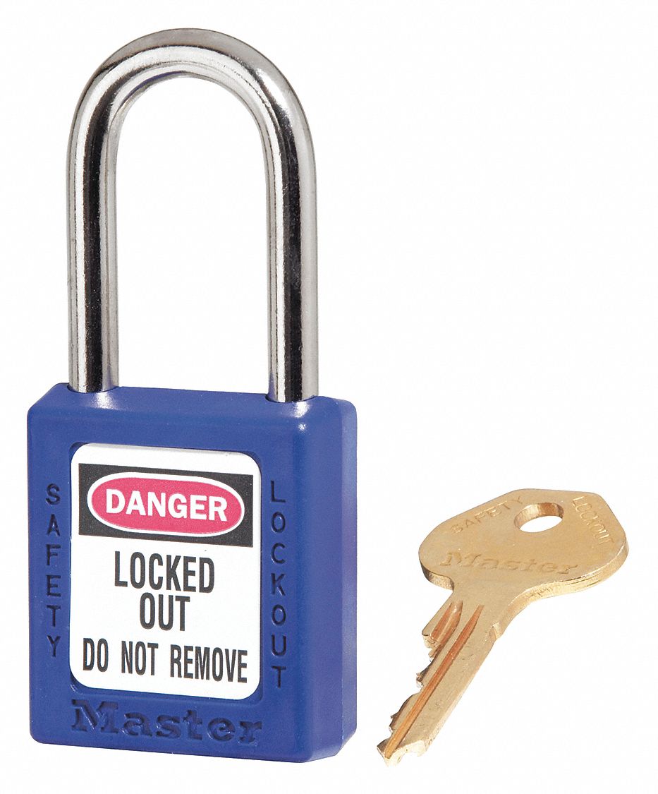 D1944 Lockout Padlock KA Blue 1-3/4 H