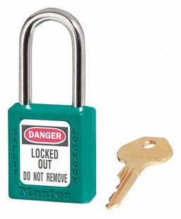 D1944 Lockout Padlock KA Teal 1-3/4 H