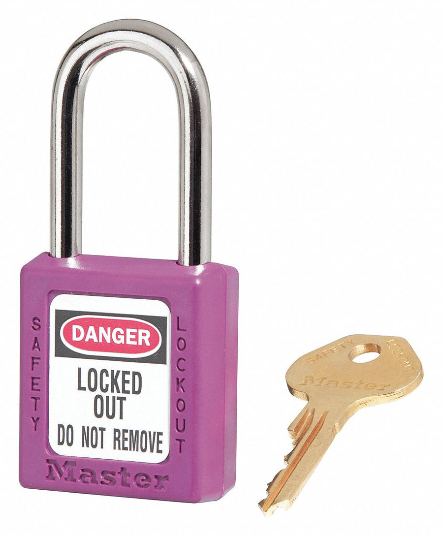 K7449 Lockout Padlock KD Purple 1-3/4 H PK6