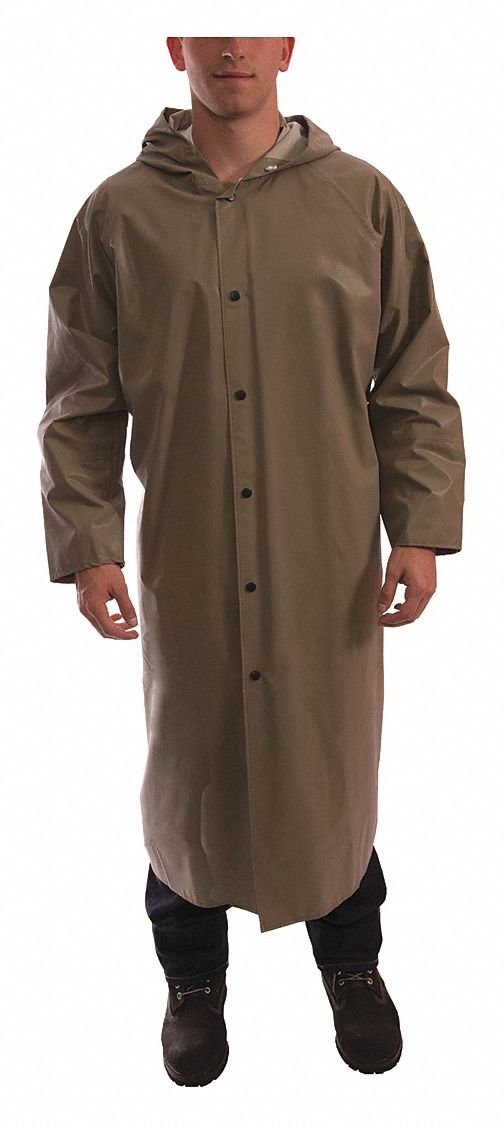 Flame Resistant Rain Coat Tan M