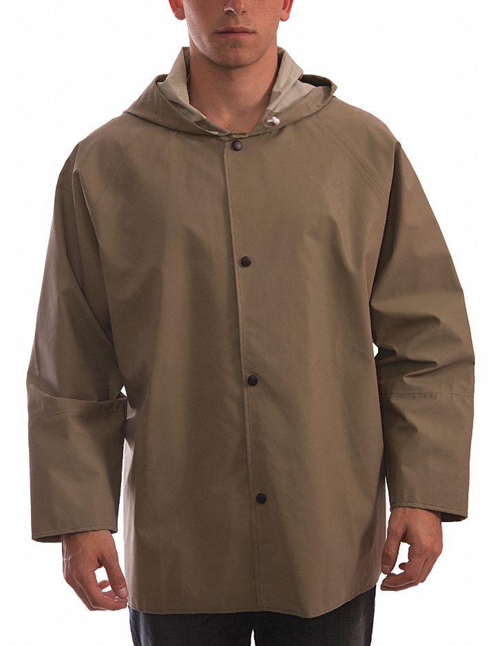 J4031 Flame Resistant Rain Jacket Green 5XL