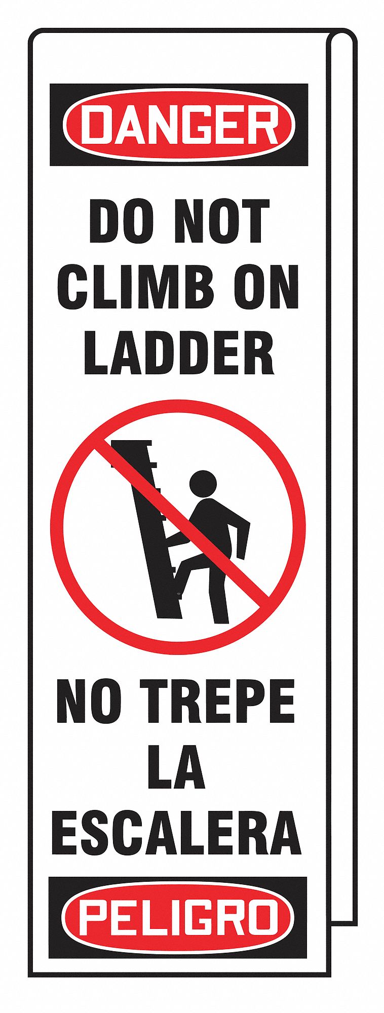 Ladder Shield Wrap Danger Do Not Climb