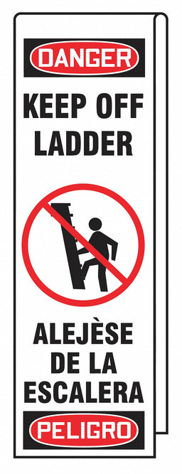 Ladder Shield Wrap Danger Keep Off
