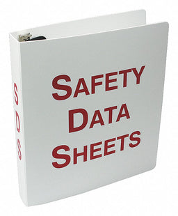 Binder Red/White 12 in W English