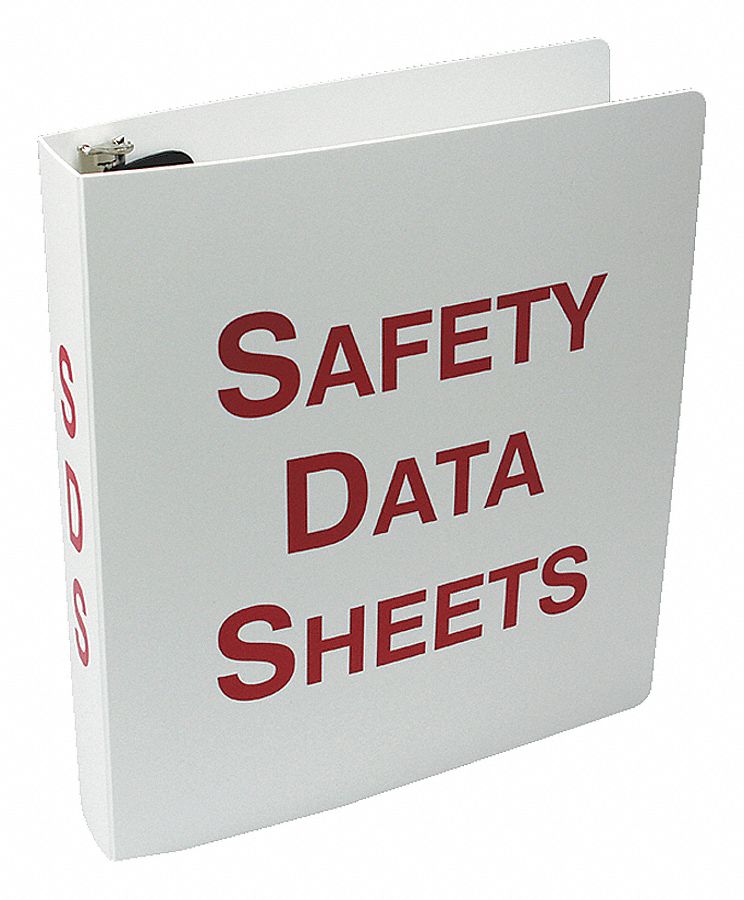 Binder Red/White 12 in W English