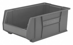 F8566 Super Size Bin Gray Plastic 8 in