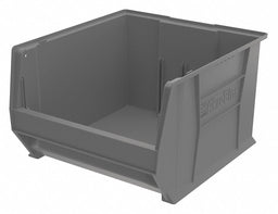 F9073 Super Size Bin Gray Plastic 12 in