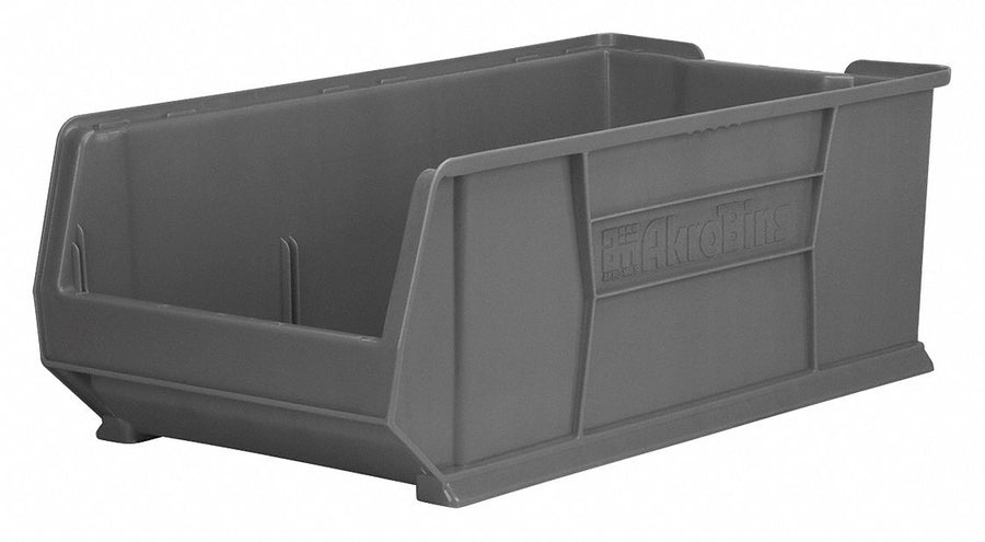 D5562 Super Size Bin Gray Plastic 11 in