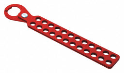 Lockout Hasp Red 10-1/4 L Steel