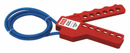 Lockout Cable Red CoatSteel 3ft.L