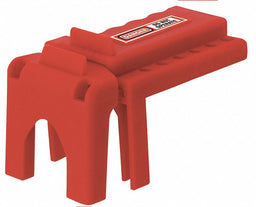 Ball Valve Lockout Red Polyurethane