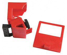 Circuit Breaker Lockout Red 2-3/4 in L