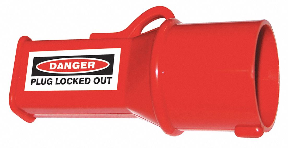 Socket Lockout Red 1/4 Shackle Dia.