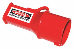 Plug Lockout Red 1/4 dia.
