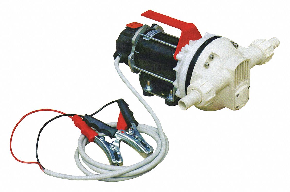 Electric Drum Pump 12VDC 8 gpm 1/10 HP