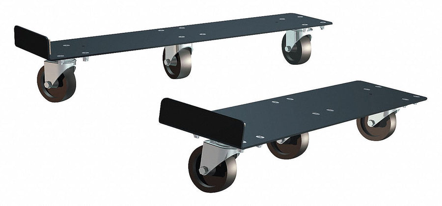 Cabinet Caster Wheels 5-33/64 in W PR