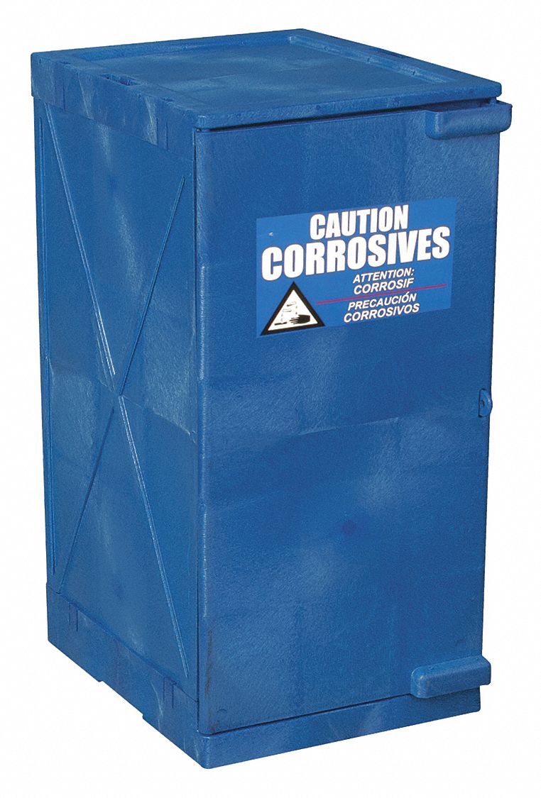 Corrosive Safety Cabinet 18in.W Blue