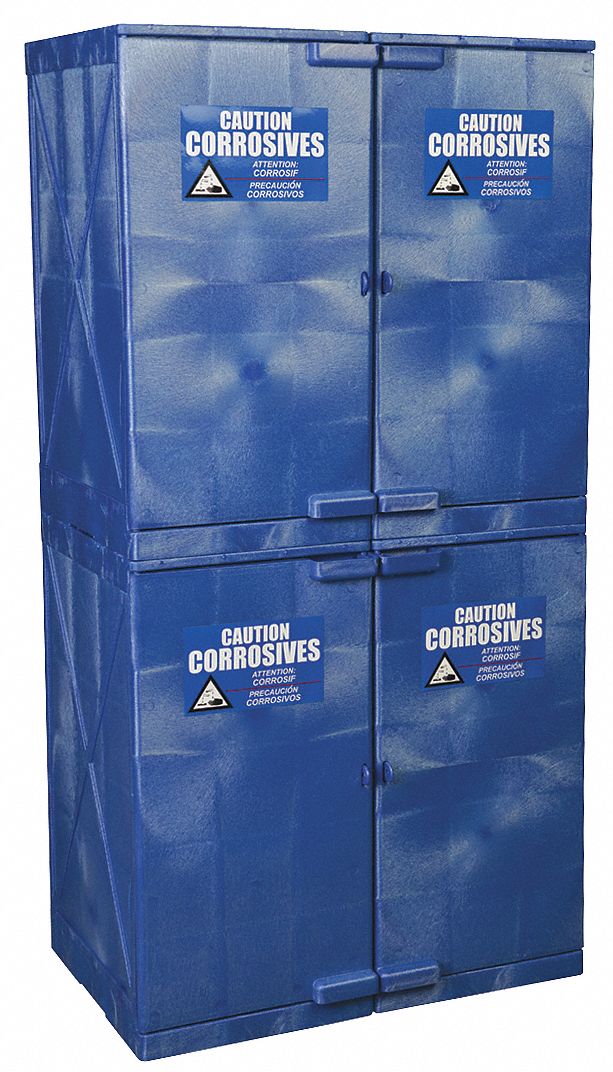 Corrosive Safety Cabinet 4 Doors Blue