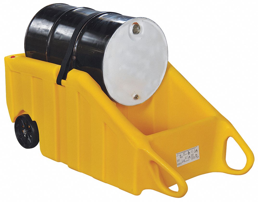 Drum Containment Dolly Yellow 69 in.H