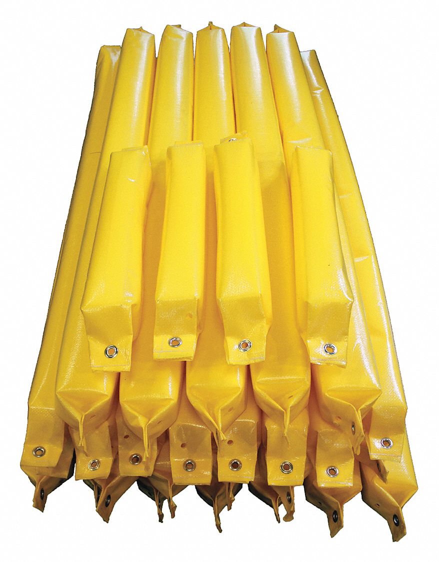 Removable Foam Logs 4-1/2 in.H Yellow