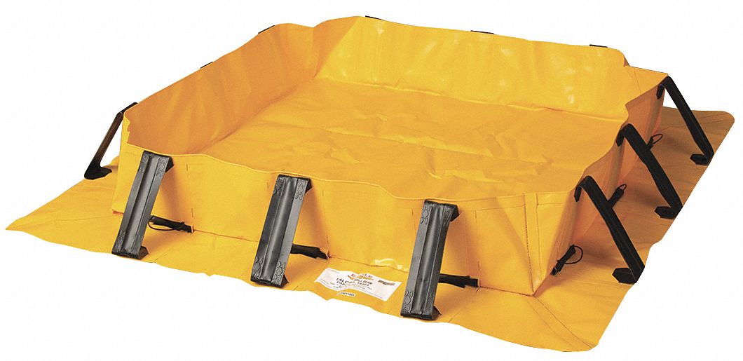 Spill Berm 8 ft.Lx8 ft.Wx8 in.H Yellow