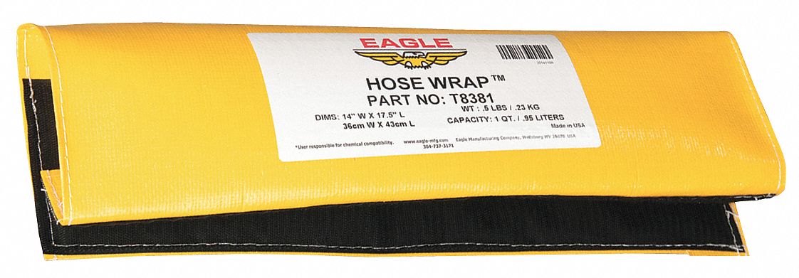 Hose Wrap 25 oz 3 in Dia Max Hole
