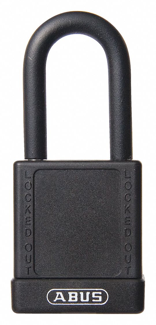 Lockout Padlock KA Black 1-3/4 H PK6