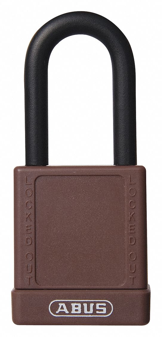 Lockout Padlock KD Brown 1-3/4 H PK6