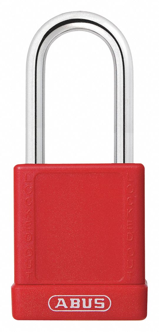 Lockout Padlock KD Red 1-3/4 H