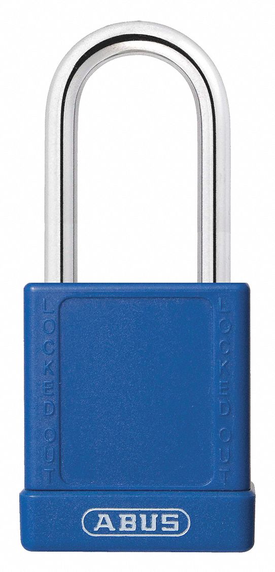 Lockout Padlock KD Blue 1-3/4 H PK6