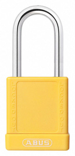 Lockout Padlock KA Yellow 1-3/4 H PK3