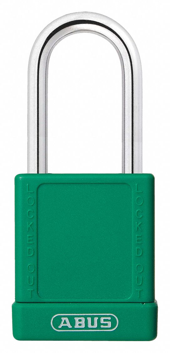 Lockout Padlock KA Green 1-3/4 H PK6