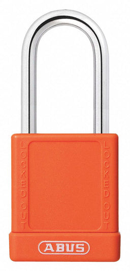 Lockout Padlock KA Orange 1-3/4 H PK3