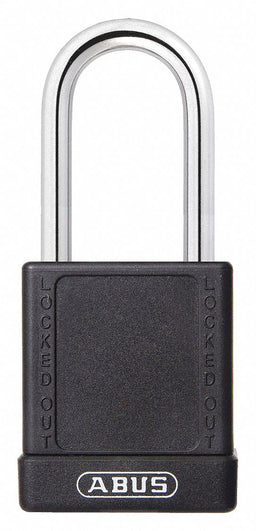 Lockout Padlock KA Black 1-3/4 H PK3