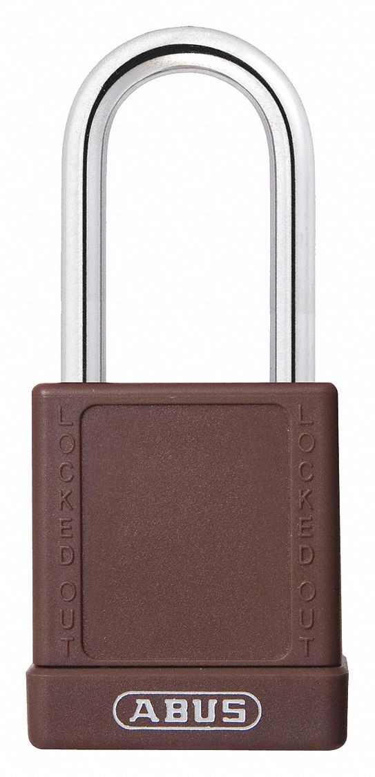 Lockout Padlock KD Brown 1-3/4 H PK6